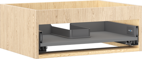 Mexen Box-A Korpus des Waschtischunterschranks 60 cm, 1 Schublade, Eiche - 91AX0-0600-235-1-81