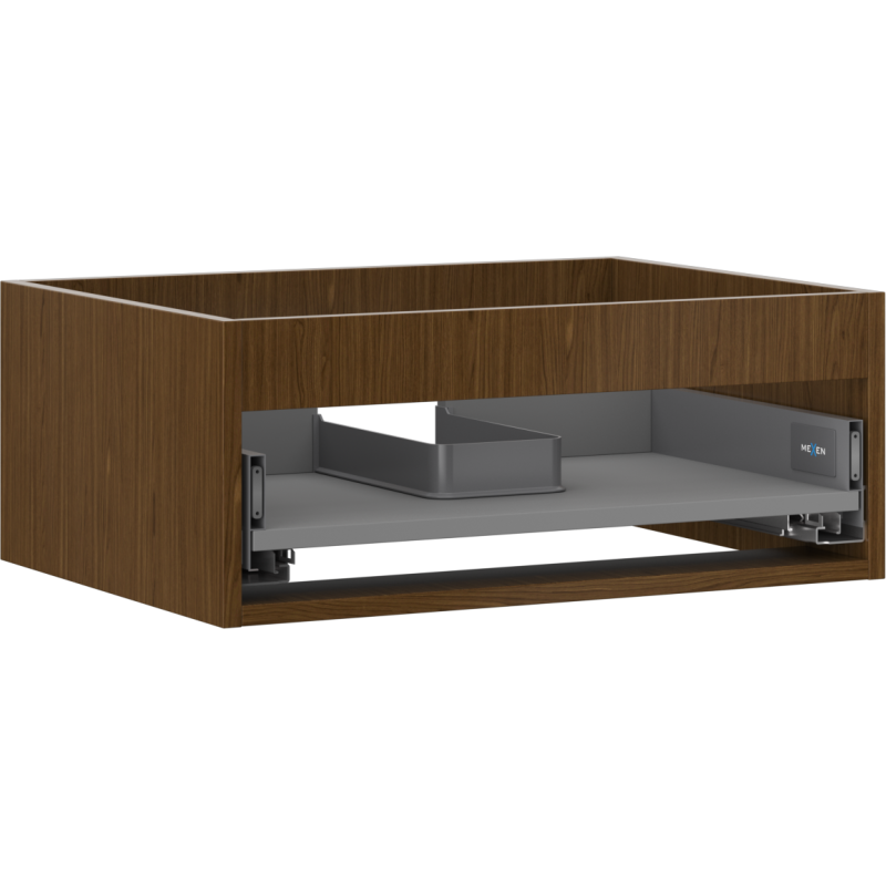 Mexen Box-A Unterschrankkorpus 60 cm, 1 Schublade, Nussbaum - 91AX0-0600-235-1-86