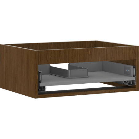 Mexen Box-A Unterschrankkorpus 60 cm, 1 Schublade, Nussbaum - 91AX0-0600-235-1-86