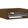Mexen Box-A Unterschrankkorpus 60 cm, 1 Schublade, Nussbaum - 91AX0-0600-235-1-86