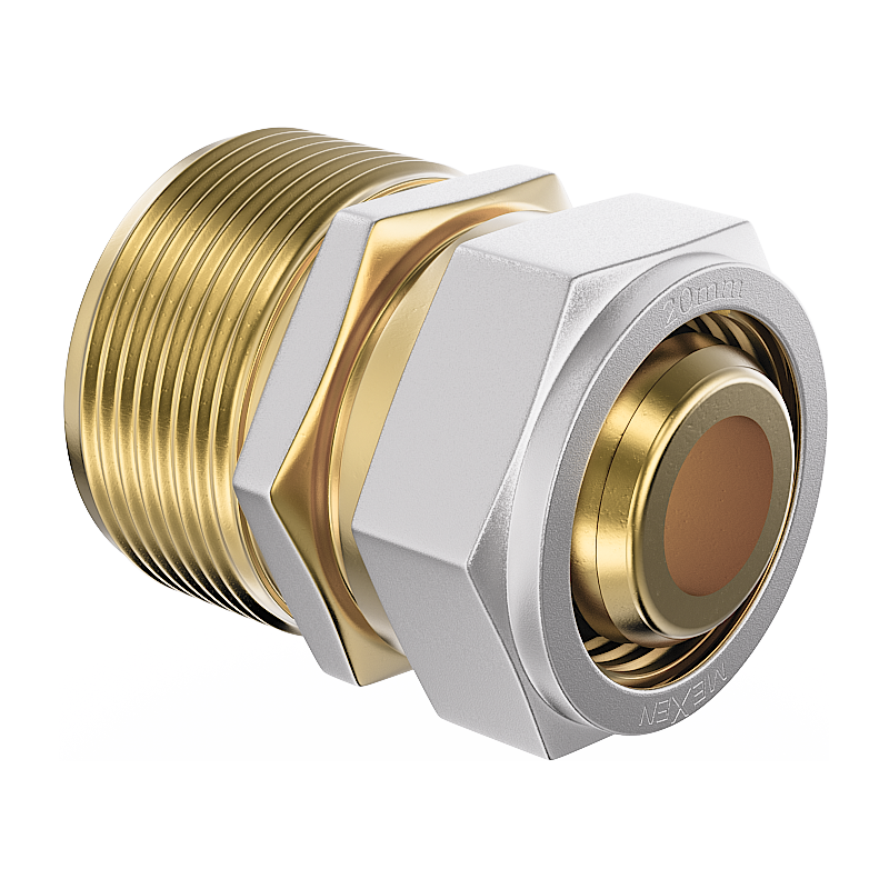 Mexen PEX-S Reduzierung verschraubt PEX 20 x 1/2 AG - W97223-2012M-00