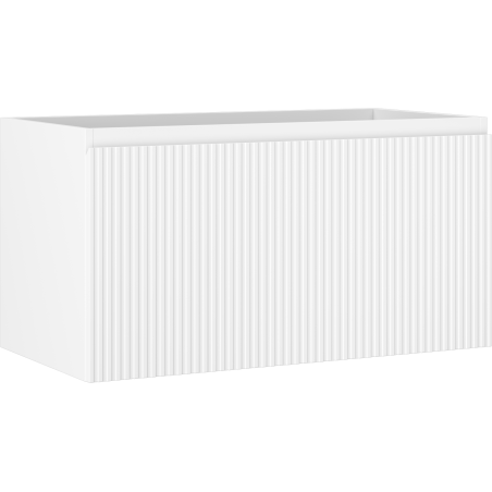Mexen Rivel Badezimmer-Unterschrank 90 cm, 1 Schublade, gerillt, mattweiß - 91A20-09047-1-BF01