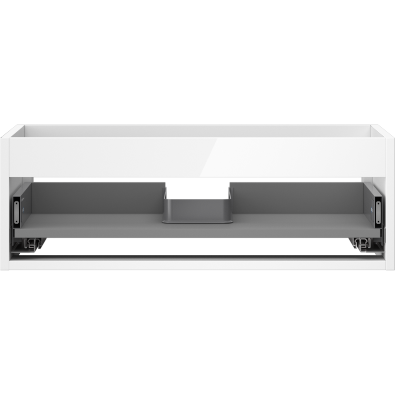 Mexen Box-A Korpus des Waschtischunterschranks 70 cm, 1 Schublade, Weiß Hochglanz - 91AX0-0700-235-1-00