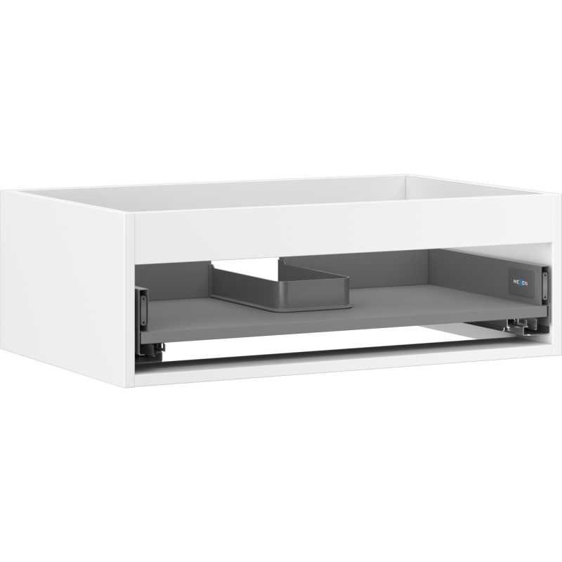 Mexen Box-A Korpus des Waschtischunterschranks 70 cm, 1 Schublade, Weiß Matt - 91AX0-0700-235-1-01