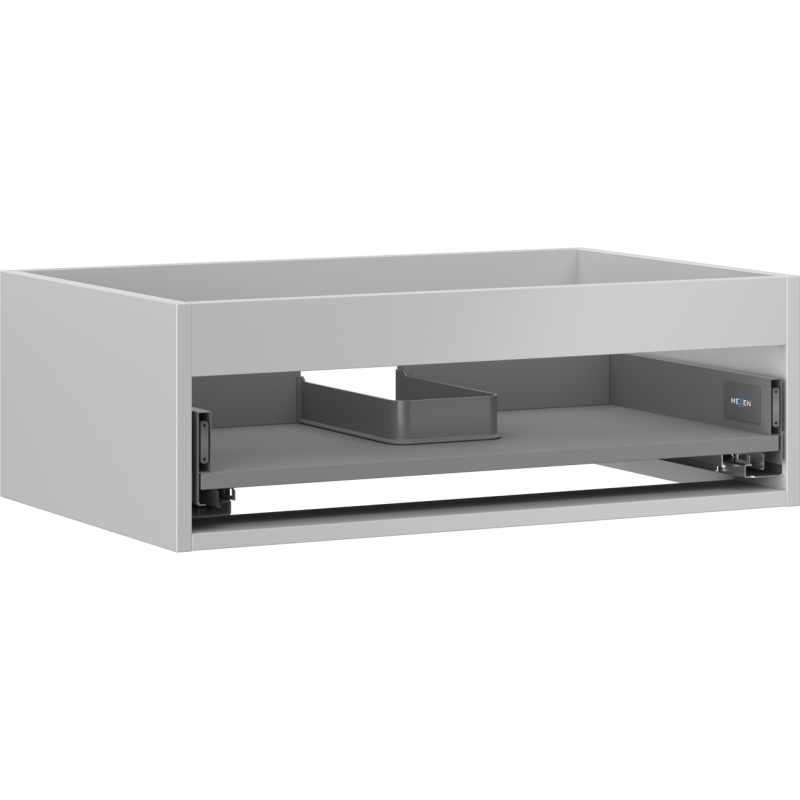 Mexen Box-A Korpus des Waschbeckenschranks 70 cm, 1 Schublade, graumatt - 91AX0-0700-235-1-62