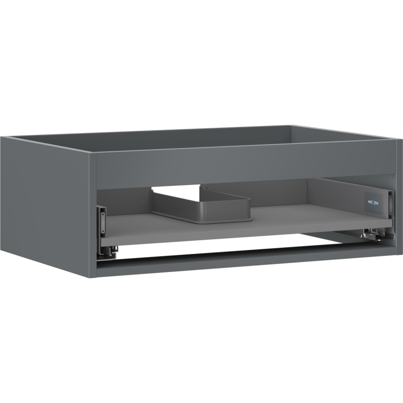 Mexen Box-A Korpus Waschtischschrank 70 cm, 1 Schublade, Graphit Matt - 91AX0-0700-235-1-66