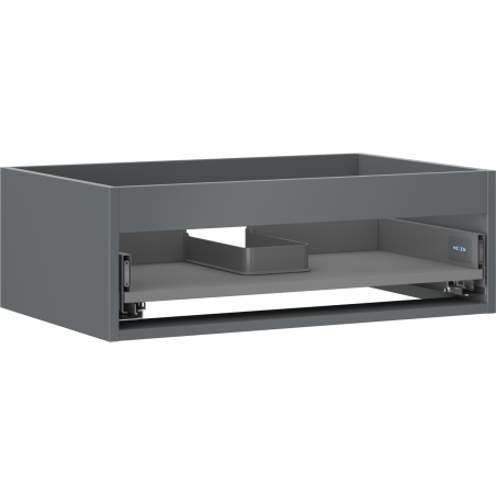 Mexen Box-A Korpus Waschtischschrank 70 cm, 1 Schublade, Graphit Matt - 91AX0-0700-235-1-66