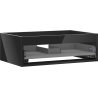 Mexen Box-A Korpus des Waschtischunterschranks 70 cm, 1 Schublade, Schwarz Glanz - 91AX0-0700-235-1-70