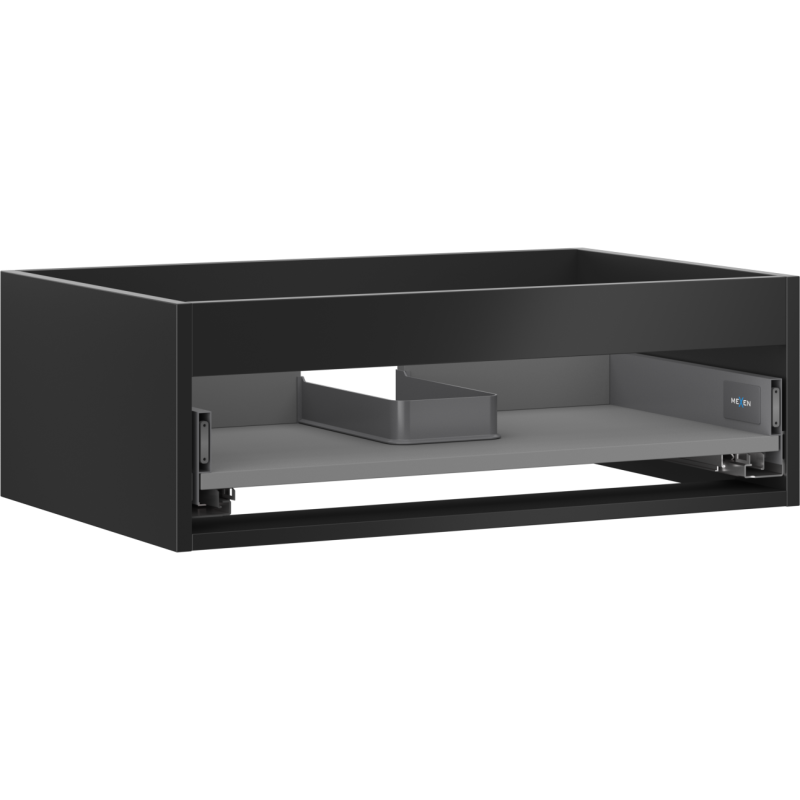 Mexen Box-A Waschtischunterschrankkorpus 70 cm, 1 Schublade, schwarzmatt - 91AX0-0700-235-1-71