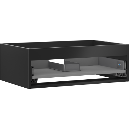 Mexen Box-A Waschtischunterschrankkorpus 70 cm, 1 Schublade, schwarzmatt - 91AX0-0700-235-1-71