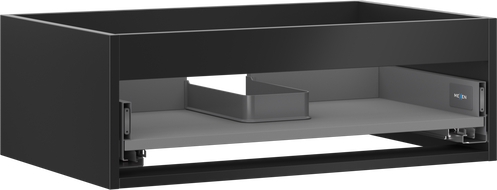 Mexen Box-A Waschtischunterschrankkorpus 70 cm, 1 Schublade, schwarzmatt - 91AX0-0700-235-1-71
