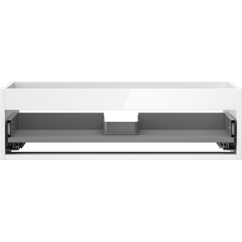 Mexen Box-A Korpus des Waschtischunterschranks 80 cm, 1 Schublade, weiß glänzend - 91AX0-0800-235-1-00