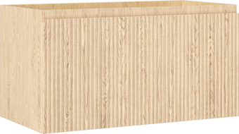 Mexen Rivel Badezimmer-Unterschrank 90 cm, 1 Schublade, gerillt, Eiche - 91A20-09047-1-BF81
