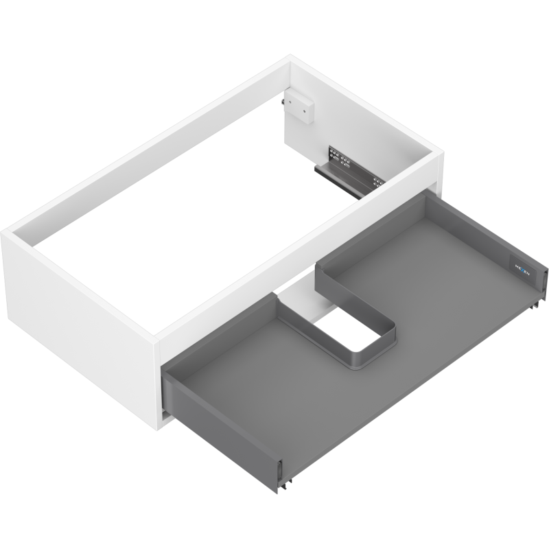 Mexen Box-A Unterschrank 80 cm, 1 Schublade, weiß matt - 91AX0-0800-235-1-01