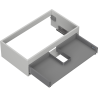 Mexen Box-A Schrankunterbau 80 cm, 1 Schublade, grau matt - 91AX0-0800-235-1-62