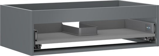 Mexen Box-A Korpus Unterschrank 80 cm, 1 Schublade, Graphit Matt - 91AX0-0800-235-1-66