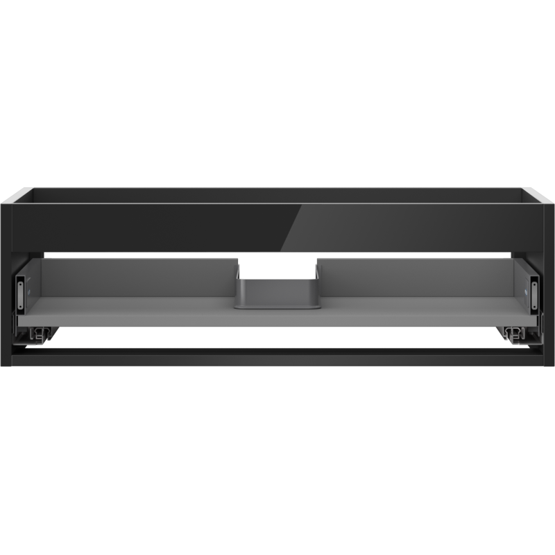 Mexen Box-A Korpus des Waschtischunterschranks 80 cm, 1 Schublade, schwarz glänzend - 91AX0-0800-235-1-70