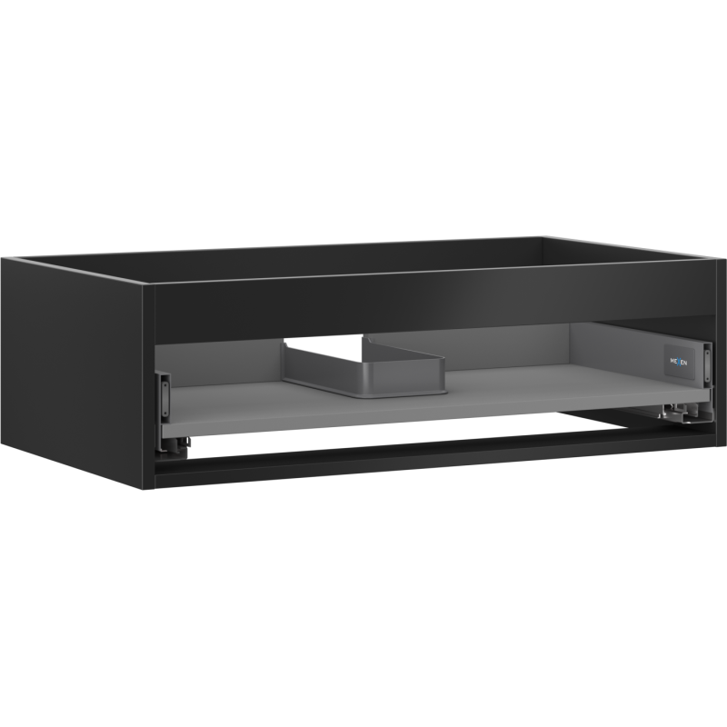 Mexen Box-A Unterschrankkorpus 80 cm, 1 Schublade, schwarz matt - 91AX0-0800-235-1-71