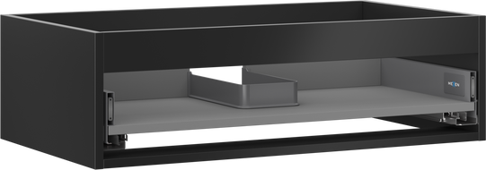 Mexen Box-A Unterschrankkorpus 80 cm, 1 Schublade, schwarz matt - 91AX0-0800-235-1-71