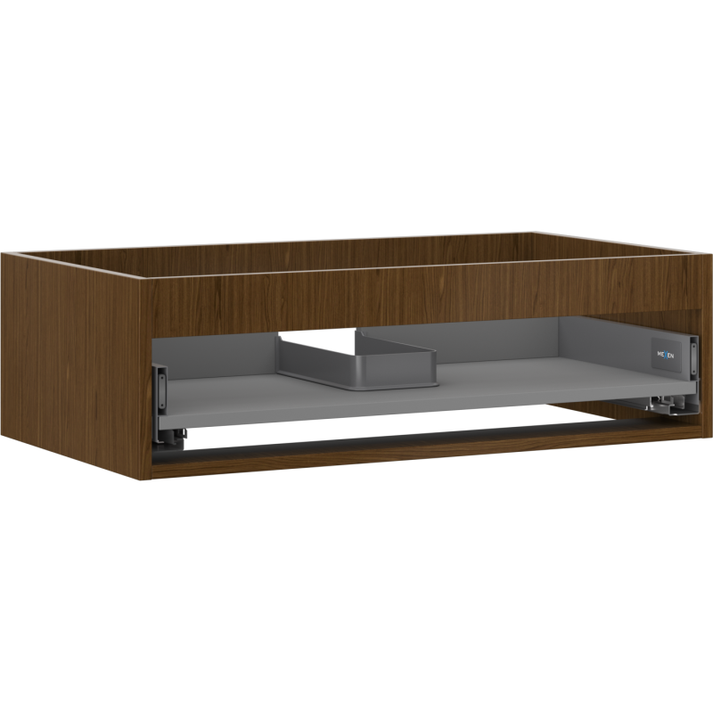 Mexen Box-A Unterschrankkorpus 80 cm, 1 Schublade, Nussbaum - 91AX0-0800-235-1-86