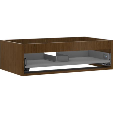 Mexen Box-A Unterschrankkorpus 80 cm, 1 Schublade, Nussbaum - 91AX0-0800-235-1-86
