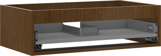 Mexen Box-A Unterschrankkorpus 80 cm, 1 Schublade, Nussbaum - 91AX0-0800-235-1-86