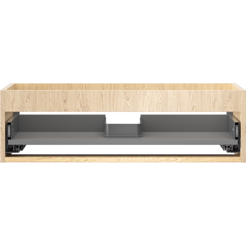 Mexen Box-A Korpus des Waschbeckenunterschranks 80 cm, 1 Schublade, Eiche - 91AX0-0800-235-1-81