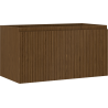 Mexen Rivel Badezimmer-Unterschrank 90 cm, 1 Schublade, geriffelt, Nussbaum - 91A20-09047-1-BF86
