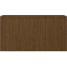 Mexen Rivel Badezimmer-Unterschrank 90 cm, 1 Schublade, geriffelt, Nussbaum - 91A20-09047-1-BF86