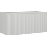 Mexen Rivel Badezimmer-Unterschrank 100 cm, 1 Schublade, geriffelt, mattgrau - 91A20-10047-1-BF62