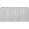 Mexen Rivel Badezimmer-Unterschrank 100 cm, 1 Schublade, geriffelt, mattgrau - 91A20-10047-1-BF62