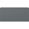 Mexen Rivel Badezimmerunterschrank 100 cm, 1 Schublade, geriffelt, Graphit matt - 91A20-10047-1-BF66