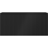Mexen Rivel Badezimmerschrank unter dem Waschbecken 100 cm, 1 Schublade, gerillt, schwarz matt - 91A20-10047-1-BF71