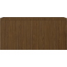 Mexen Rivel Badezimmerschrank für Waschbecken 100 cm, 1 Schublade, gerillt, Walnuss - 91A20-10047-1-BF86