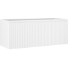 Mexen Rivel Badschrank für Waschbecken 120 cm, 1 Schublade, geriffelt, weiß matt - 91A20-12047-1-BF01