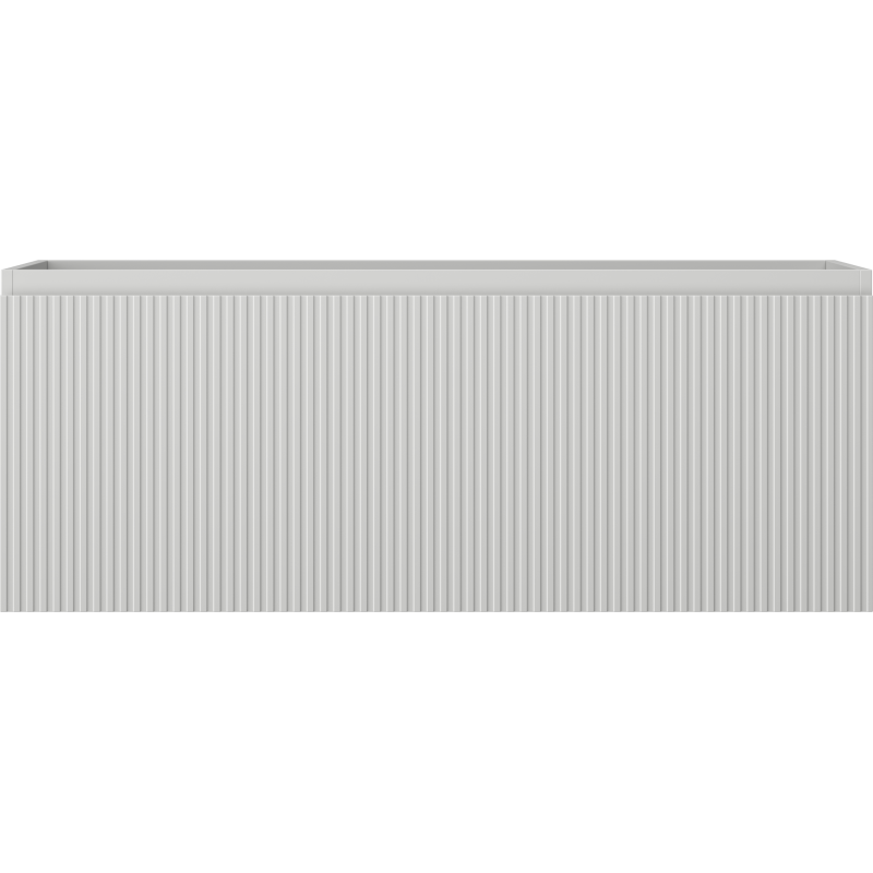 Mexen Rivel Badezimmer-Unterschrank 120 cm, 1 Schublade, gerillt, grau matt - 91A20-12047-1-BF62