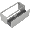 Mexen Rivel Badezimmer-Unterschrank 120 cm, 1 Schublade, gerillt, grau matt - 91A20-12047-1-BF62