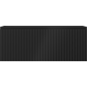 Mexen Rivel Badezimmerschrank für Waschtisch 120 cm, 1 Schublade, geriffelt, schwarz matt - 91A20-12047-1-BF71