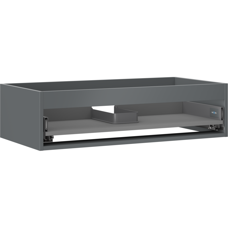 Mexen Box-A Unterschrankkorpus 90 cm, 1 Schublade, Graphit matt - 91AX0-0900-235-1-66