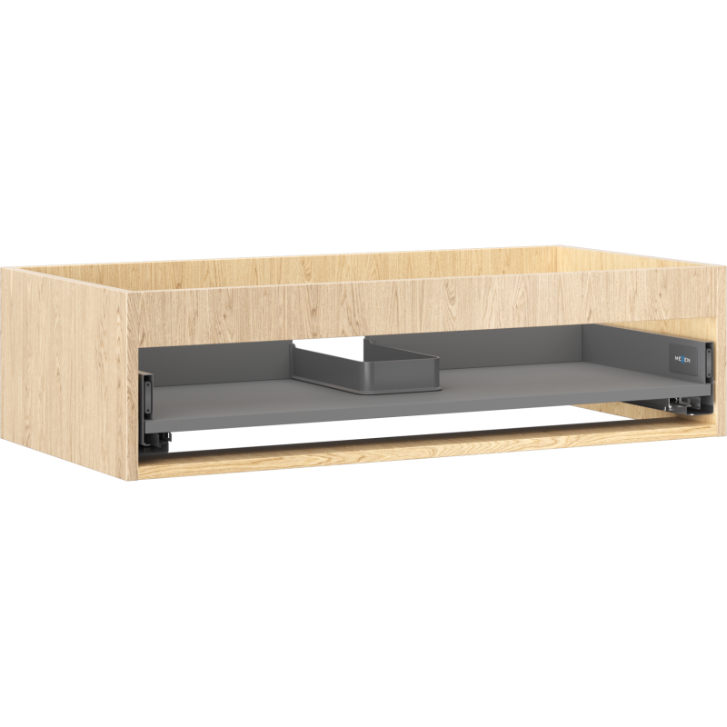Mexen Box-A Korpus des Waschtischunterschranks 90 cm, 1 Schublade, Eiche - 91AX0-0900-235-1-81