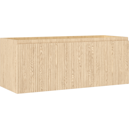 Mexen Rivel Badezimmerschrank 120 cm, 1 Schublade, geriffelt, Eiche - 91A20-12047-1-BF81