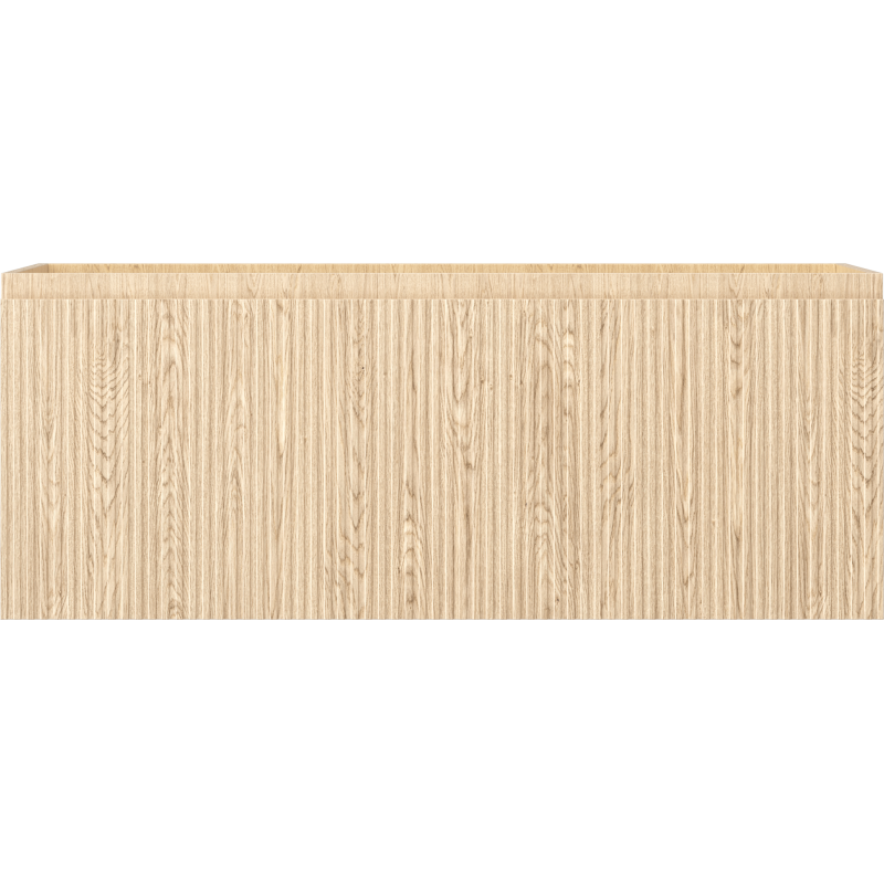 Mexen Rivel Badezimmerschrank 120 cm, 1 Schublade, geriffelt, Eiche - 91A20-12047-1-BF81