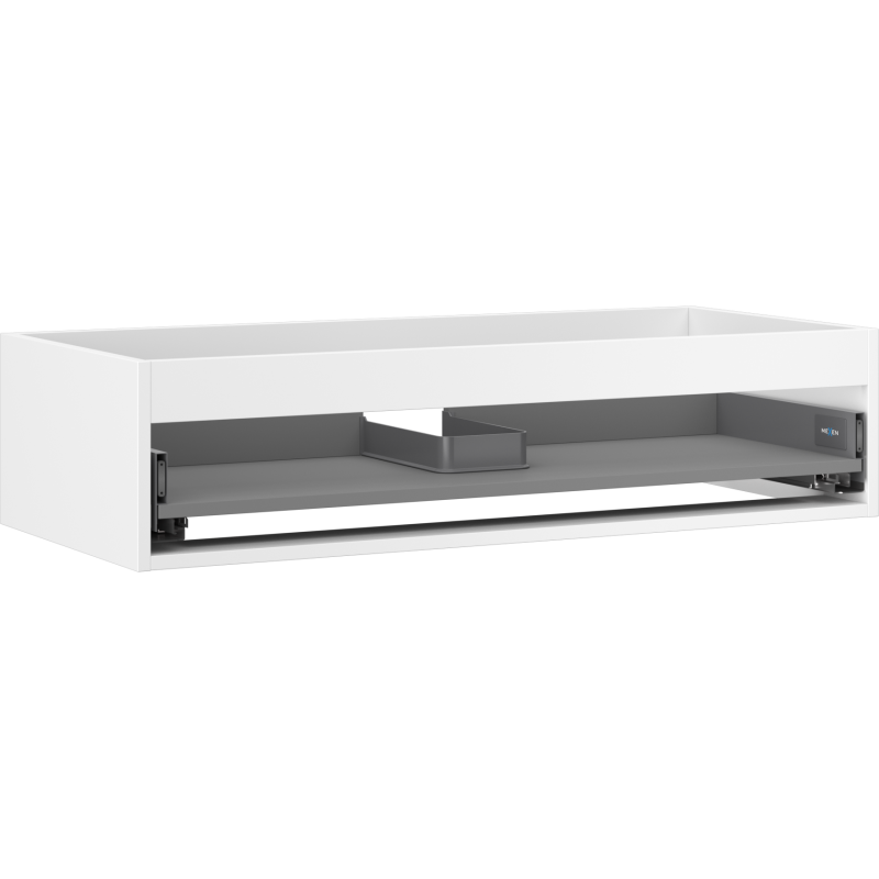 Mexen Box-A Korpus für Waschtischschrank 100 cm, 1 Schublade, weiß matt - 91AX0-1000-235-1-01