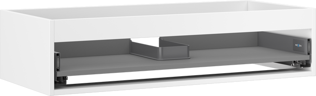 Mexen Box-A Korpus für Waschtischschrank 100 cm, 1 Schublade, weiß matt - 91AX0-1000-235-1-01