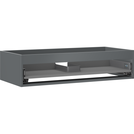 Mexen Box-A Korpus des Waschtischunterschranks 100 cm, 1 Schublade, Graphit Matt - 91AX0-1000-235-1-66