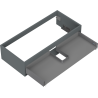 Mexen Box-A Korpus des Waschtischunterschranks 100 cm, 1 Schublade, Graphit Matt - 91AX0-1000-235-1-66
