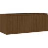 Mexen Rivel Badezimmerunterschrank 120 cm, 1 Schublade, geriffelt, Nussbaum - 91A20-12047-1-BF86