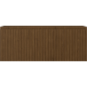 Mexen Rivel Badezimmerunterschrank 120 cm, 1 Schublade, geriffelt, Nussbaum - 91A20-12047-1-BF86