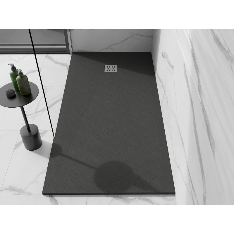 Mexen Stone+ rechteckige Komposit-Duschwanne 180 x 90 cm, Anthrazit - 44719018