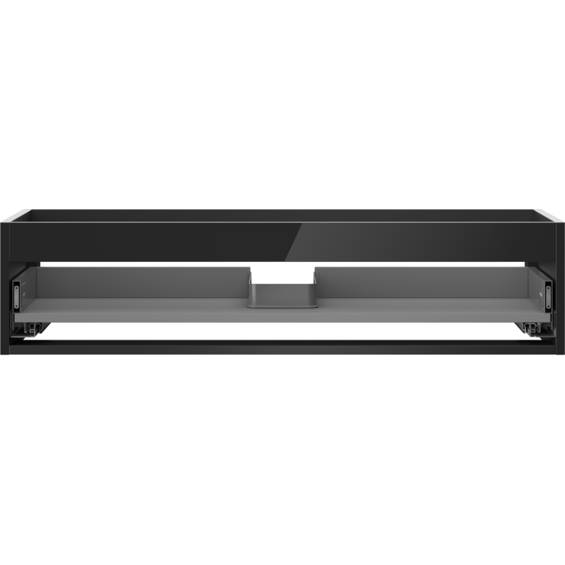 Mexen Box-A Waschtischunterschrank Korpus 100 cm, 1 Schublade, schwarz glänzend - 91AX0-1000-235-1-70